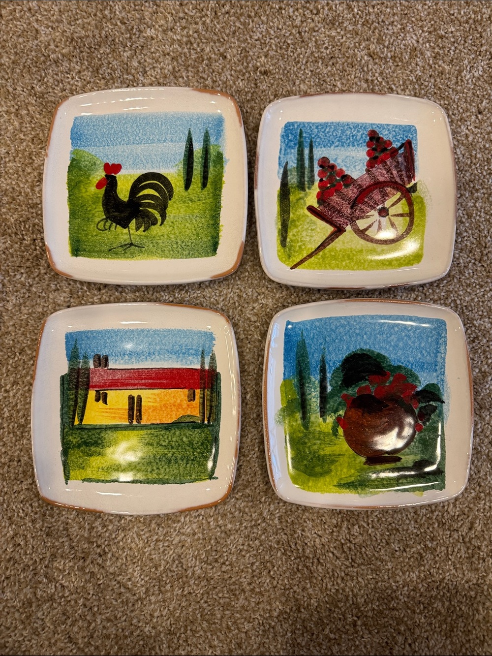 Sur La Table Dessert Plate Set